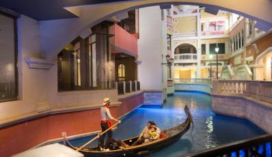 Grand Venice Mall With Canals, Gondolas #GrandVenice