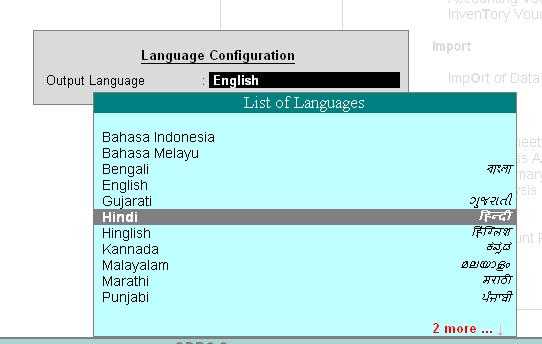 हिन्दी में काम करने के लिए टैली को कैसे तैयार करें .