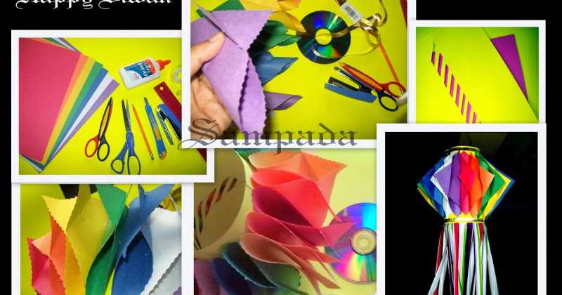 पारंपरिक आकाश कंदिल होममेड आणि  हँडमेड :)