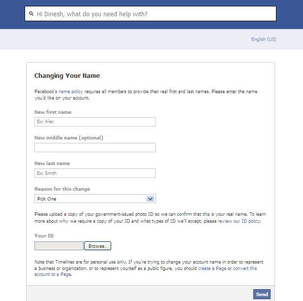 समयावधि पूरी होने के बाद भी बदलें अपना फेसबुक प्रोफाइल नेम। 