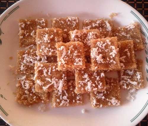 खांडवी -  कोकणातील गोड पदार्थ