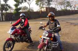 ठाणे वज़्रेश्वरी ठाणे- बुलेट सफारी.