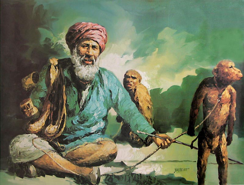 तू  मदारी, मैं  बन्दर …………