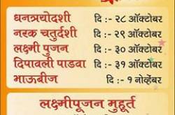 दिवाळी मुहूर्त 