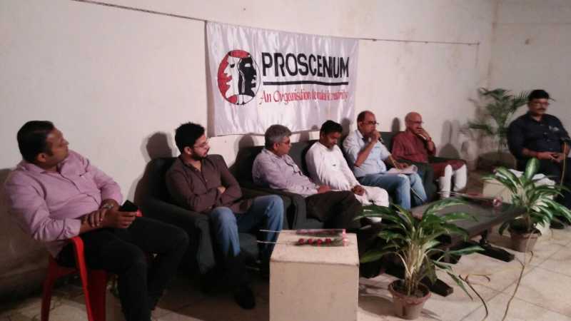 प्रोसेनियम की ओर से कवि सम्मेलन और मुशायरा सम्पन्न