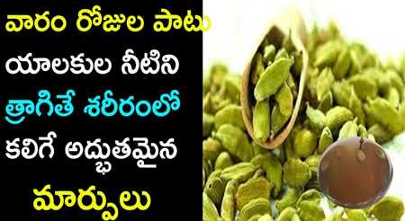 వారం రోజుల పాటు యాలకుల నీటిని త్రాగితే శరీరంలో కలిగే అద్భుతమైన మార్పులు 