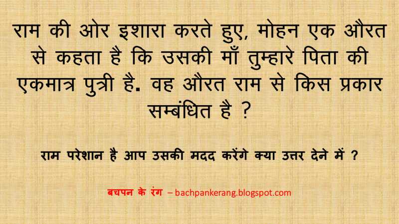 क्या आप राम की मदद करेंगे.