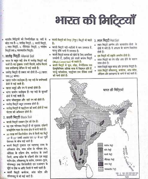 भारत की मिट्टियां और उनसे जुड़ी सभी जानकारी