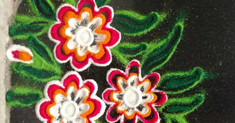 रंगीत रांगोऴी 