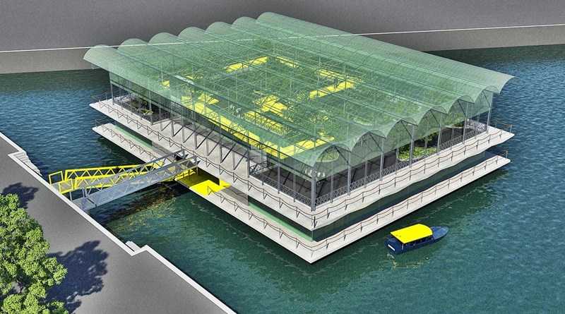 বিশ্বের প্রথম উচ্চ প্রযুক্তির ভাসমান দুগ্ধ খামার