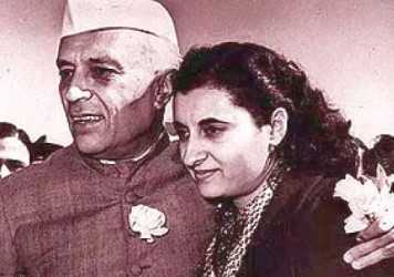 جواہر لال نہرو بحیثیت والد