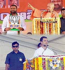 تانڈور میں کانگریس اور بی۔جے۔پی کے انتخابی جلسے