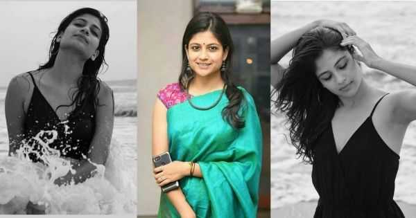 அருவி பட நடிகை அதிதி பாலன் பீச்சில் படு ஸ்டைலான உடைகளில் போஸ் - வைரலாகும் காட்சிகள்..!