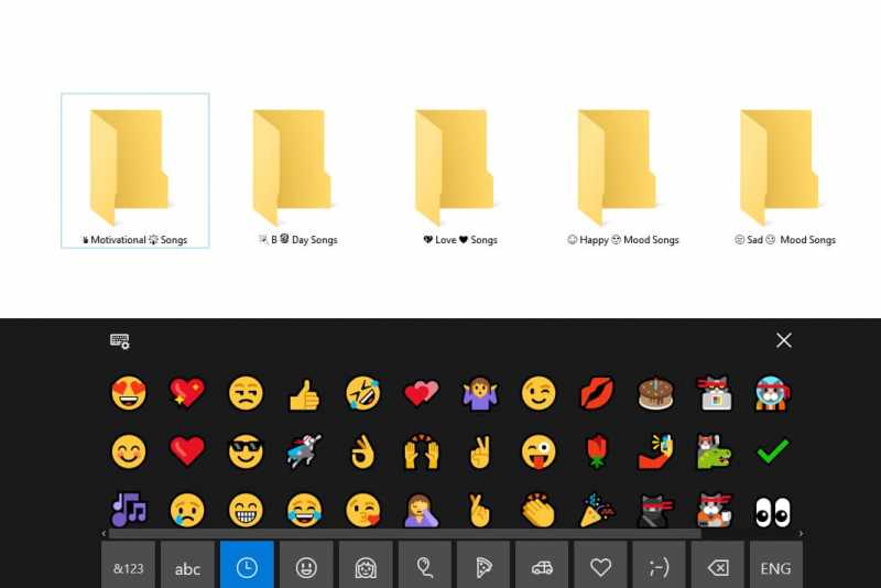 à¤à¥à¤°à¤¿à¤à¤à¤¿à¤µ à¤¬à¤¨à¥à¤! à¤µà¤¿à¤à¤¡à¥à¤ 10 à¤®à¥à¤ à¤«à¤¾à¤à¤²à¥à¤¸ à¤à¤à¤¡ à¤«à¥à¤²à¥à¤¡à¤°à¥à¤¸ à¤à¥ à¤¨à¤¾à¤® à¤®à¥à¤ Emoji à¤à¤¾ à¤à¤ªà¤¯à¥à¤ à¤à¤°à¥à¤ - IT Khoj