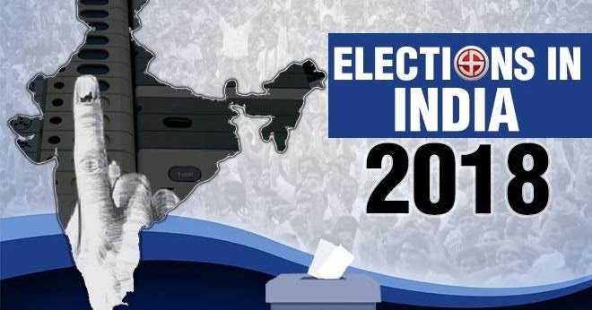 à¤µà¤¿à¤§à¤¾à¤¨à¤¸à¤­à¤¾ à¤à¥à¤¨à¤¾à¤µ 2018: à¤®à¤§à¥à¤¯ à¤ªà¥à¤°à¥à¤¦à¤¶, à¤à¤¤à¥à¤¤à¥à¤¸à¤à¤¢à¤¼, à¤°à¤¾à¤à¤¸à¥à¤¥à¤¾à¤¨, à¤¤à¥à¤²à¤à¤à¤¾à¤¨à¤¾ à¤à¤° à¤®à¤¿à¤à¥à¤°à¤® à¤®à¥à¤ à¤à¥à¤¨à¤¾à¤µ à¤à¥ à¤à¥à¤·à¤£à¤¾