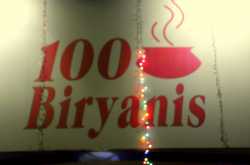 ` १०० बिर्याणी\