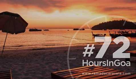 #‎72HoursInGoa‬ At Ramada Caravela Beach Resort Goa 
