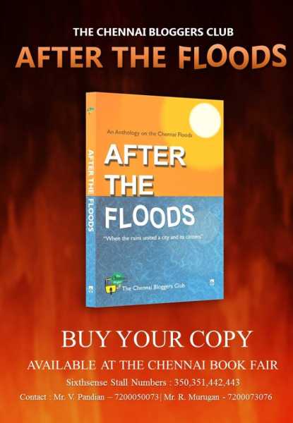 ‘After The Floods’ - An Anthology Of Short Stories By The Chennai Bloggers Club Available @Chennai Book Fair (7th - 13th June)
