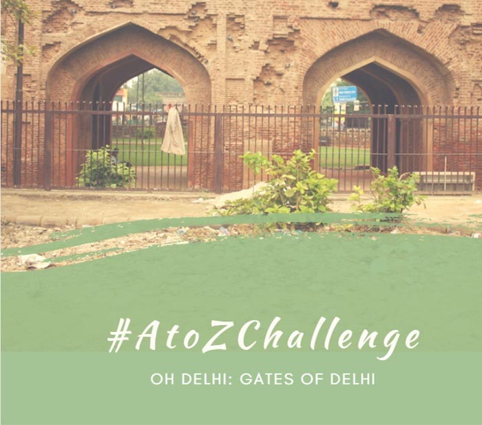 #AtoZChallenge: Oh Delhi! G: Gates Of Delhi