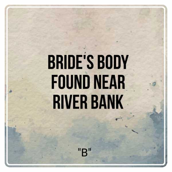 “B”: Six Word Story Challenge