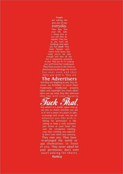 #‎Banksy‬ About ‪#Advertising‬