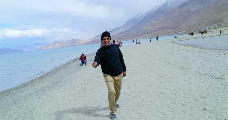 पैंगांग झील ( पांगोंग त्सो) और वो मजेदार वाकया !  Beauty Of Pangong Tso 