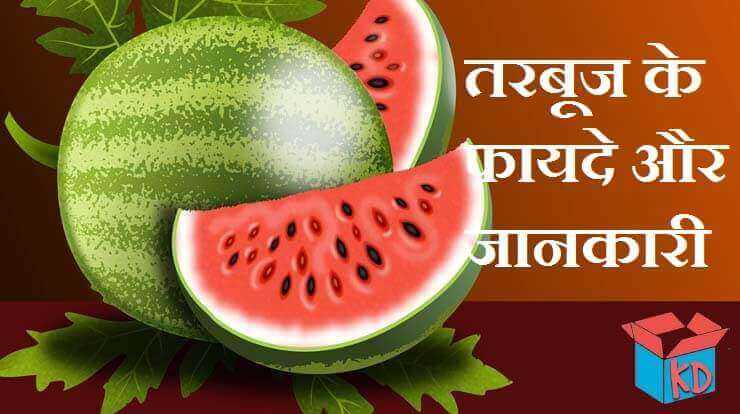 तरबूज के फायदे और जानकारी Benefits Of Watermelon In Hindi - Knowledge Dabba