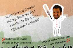 #CWToons 23: Rohit Sharma Hits 2nd Double Century