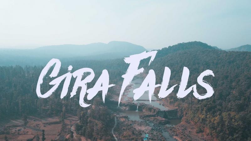 [Drone Video] Gira Waterfalls Wanarchod Waghai - Cinematic Dangs Video