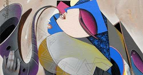 “Flight Of Imagination” Acrylic On Canvas Paintings By Pradip Sarkar