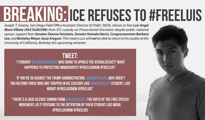 #FreeLuis: What You Can Do To Bring Berkeley Student Home