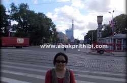 রিগার রাজপথে (Freedom Boulevard, Riga, Latvia)