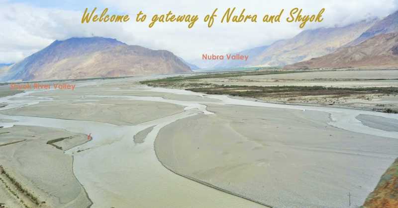 लेह से खारदोंग ला होते हुए दिस्कित तक का सफ़र In Pictures : Route Of Leh To Diskit Via Khardung La