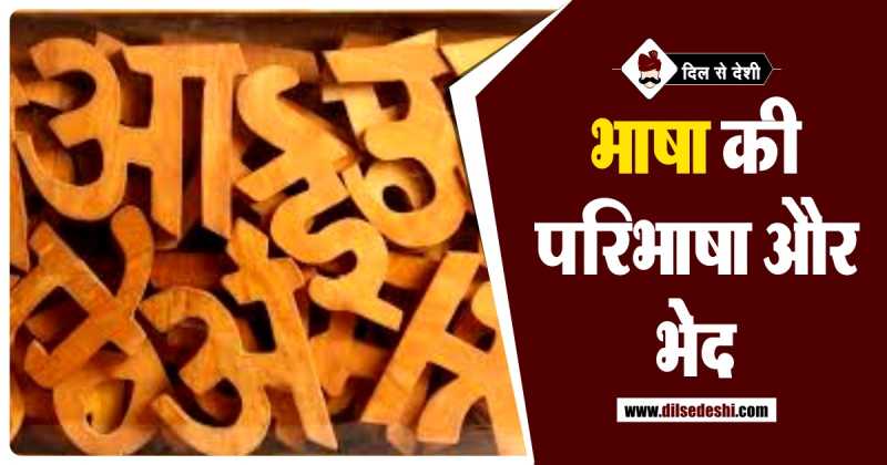 भाषा की परिभाषा, प्रकार और महत्व | Language Defination Types And Significance In Hindi