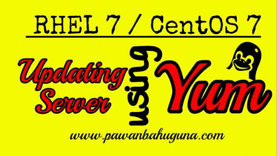 [Linux Basic Tutorial] How To Update Linux Server Using YUM