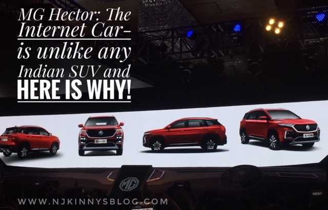 #MGHector: The Internet Car - Is Unlike Any Indian SUV And Here Is Why!