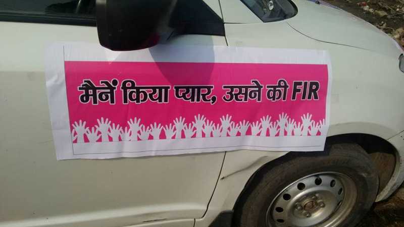 #MenSeekJustice Awareness Drive On #ValentineRapesMen, Awakens Delhi-NCR On V-Day