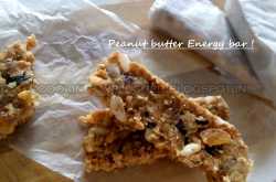  No Bake Peanut butter Energy Bars