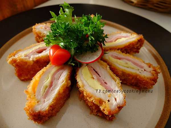 หมูกอร์ดองเบลอ (Pork Cordon Bleu) สูตรอาหารสุดง่าย อร่อยได้แบบไม่น่าเชื่อ