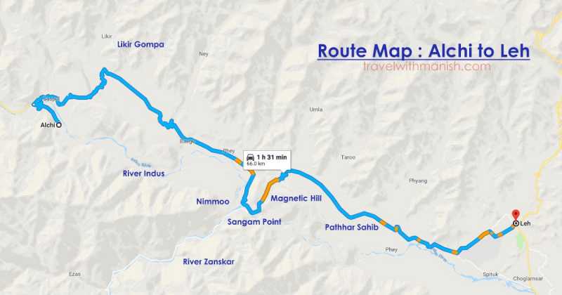 लेह लद्दाख यात्रा : मैग्नेटिक हिल का तिलिस्म और कथा पत्थर साहिब की  Road Trip From Alchi To Leh