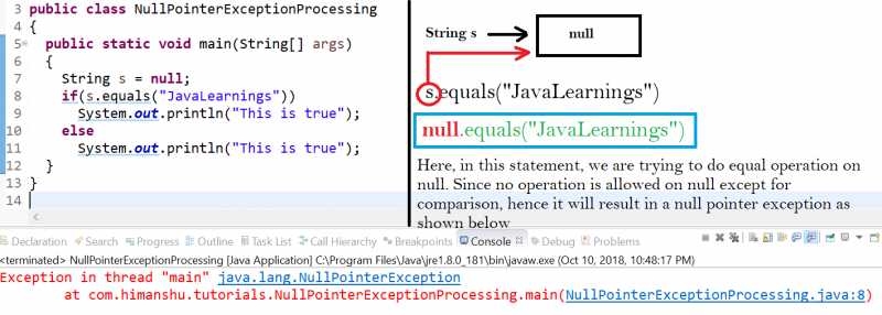 [Solved] NullPointerException Processing In Java With Example