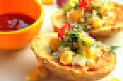 स्टफ पोटॅटो बोट्स - Stuffed Potato Boats