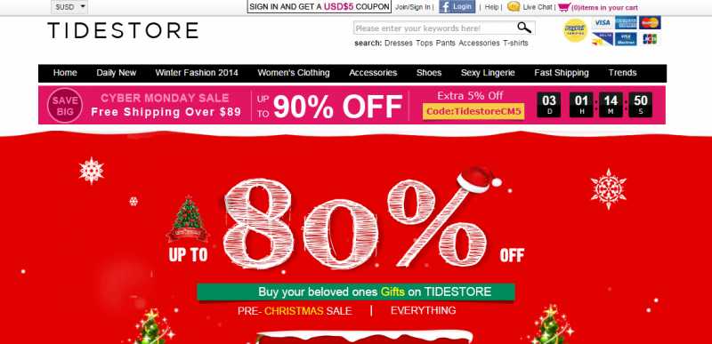  Tidestore Christmas Day Sales