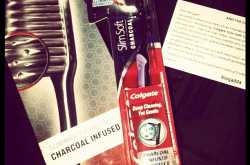 #WhatTheBlack Curtain Raises : Colgate Slim Soft Charcoal Toothbrush