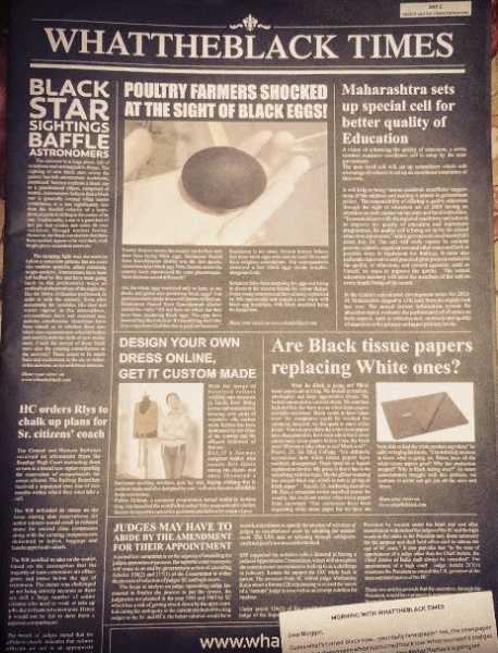 #WhatTheBlack Day 2 : Black Times Ahead!