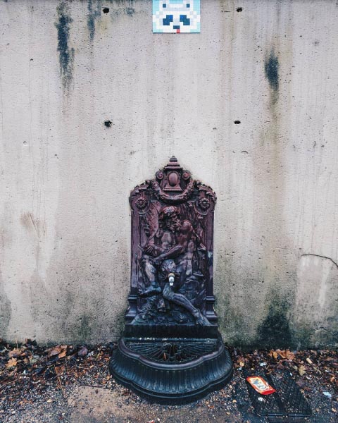 #fountain I Ain’t Drinking From. #peepee #art #graffiti #raccoon