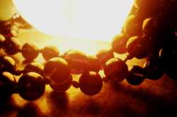 ...of glowing beads and stones.