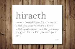"Hiraeth" and a Homely Chicken Curry