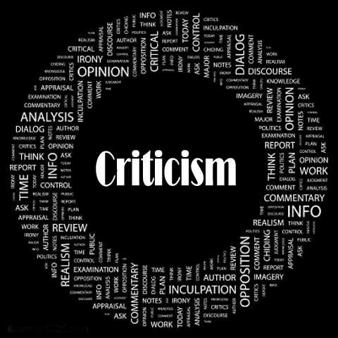 <span Style="color: Rgb(153, 0, 0);"><Strong>Handling Criticism</strong></span>