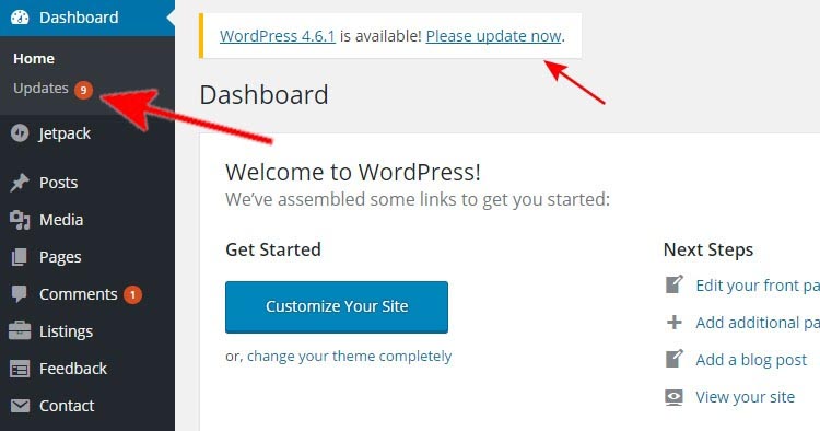 1 Click Solutions - How To Upgrade WordPress To The Latest Version Easily?